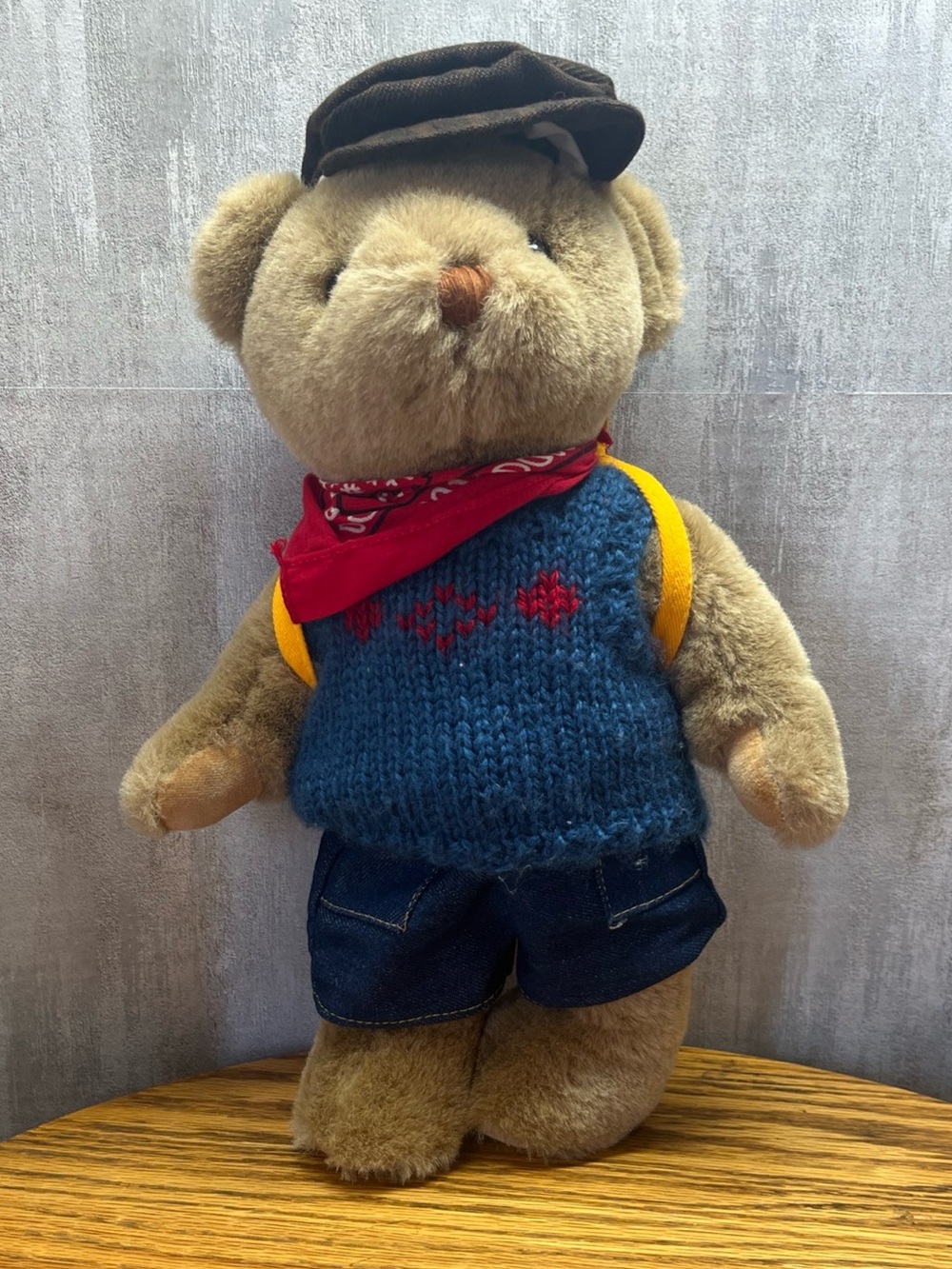 Bearland Teddy Bear Plush backpack hiking Korea